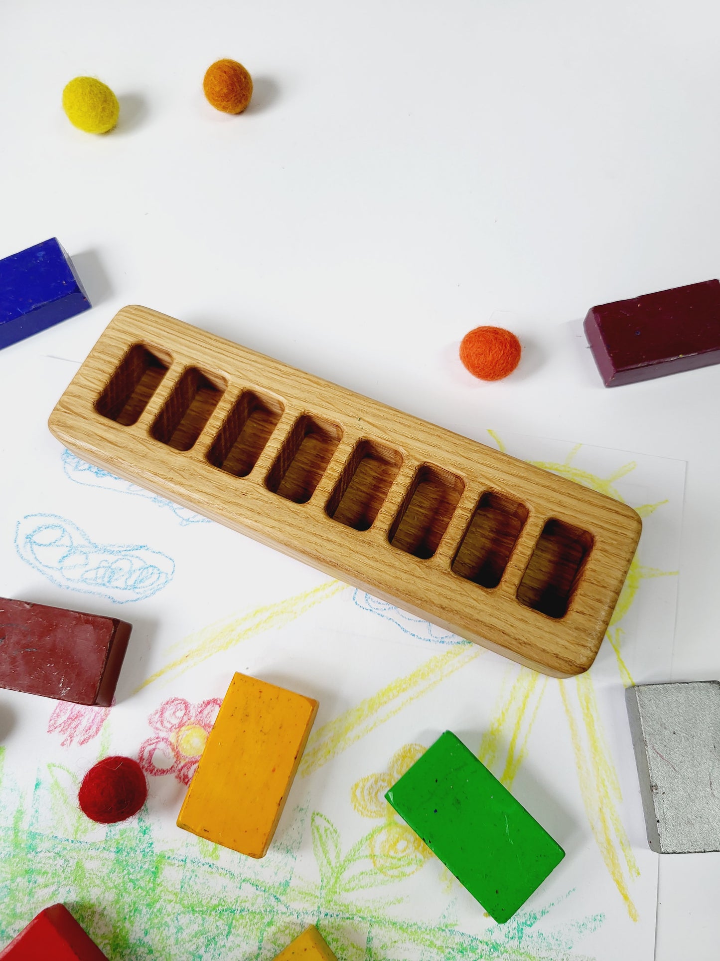 Rectangular holder for Stockmar only 8 Blocks