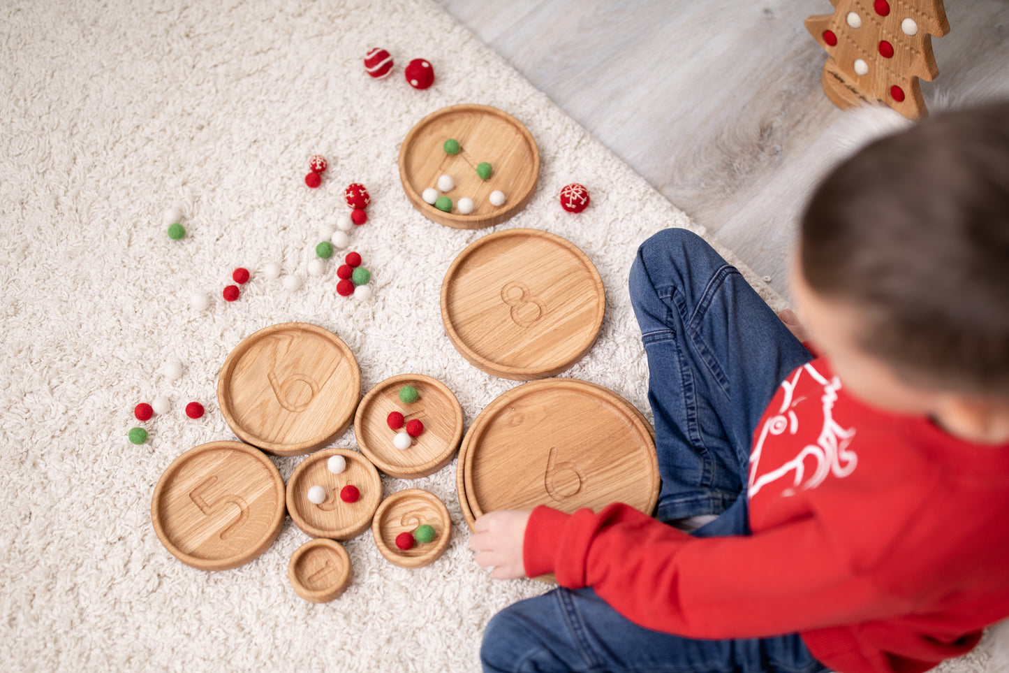 Sorting Plates or Trays with Numbers