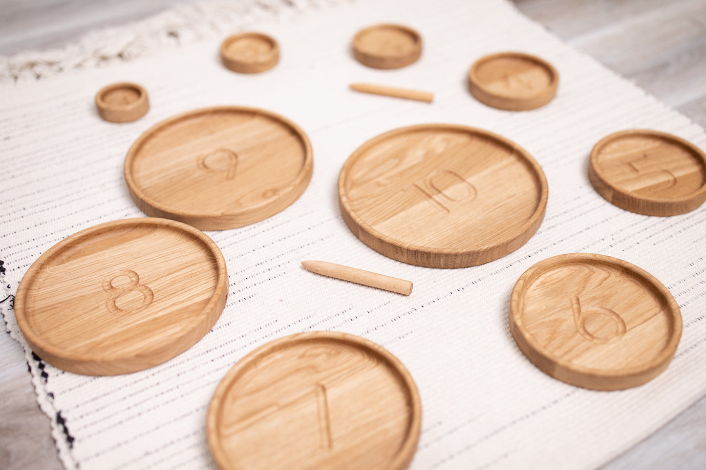 Sorting Plates or Trays with Numbers
