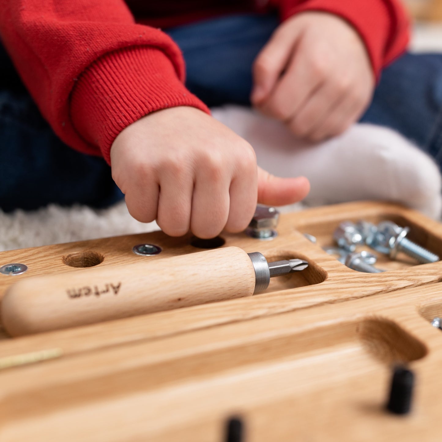 Montessori screw driver board