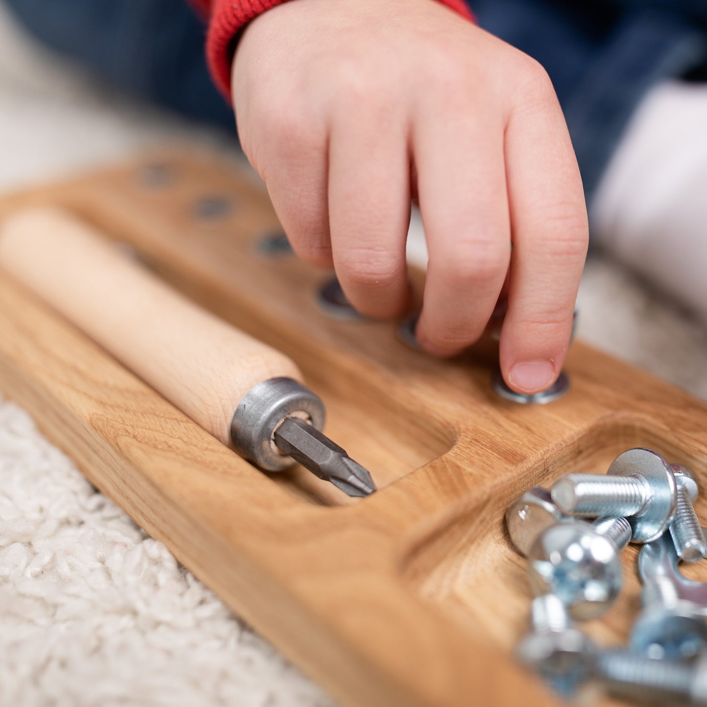 Montessori screw board