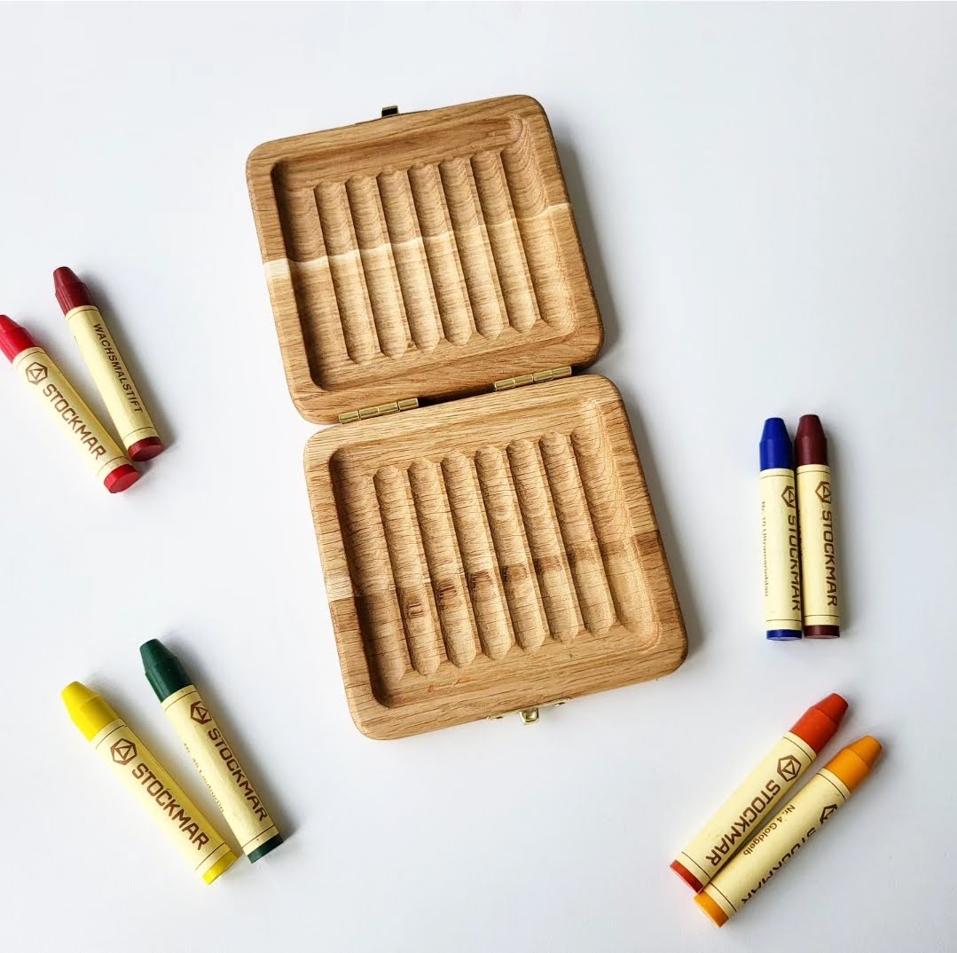 Crayon holder for Stockmar 8 sticks crayons