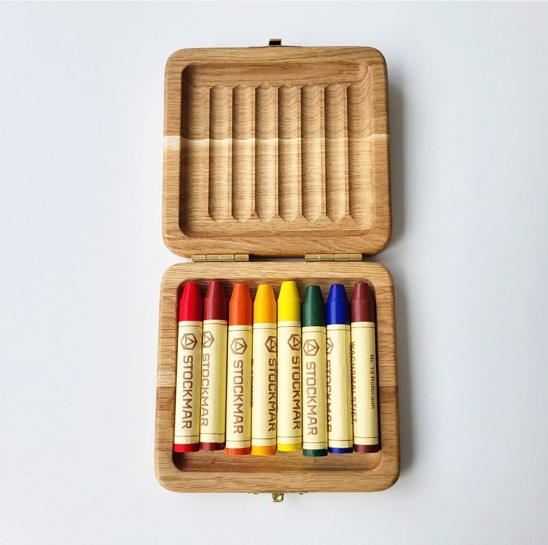 Crayon holder for Stockmar 8 sticks crayons