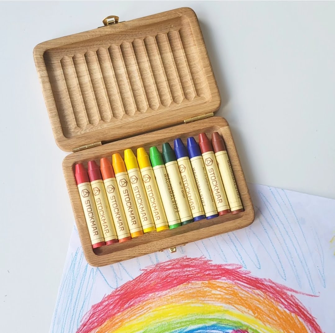 Crayon case for 12 Stockmar sticks