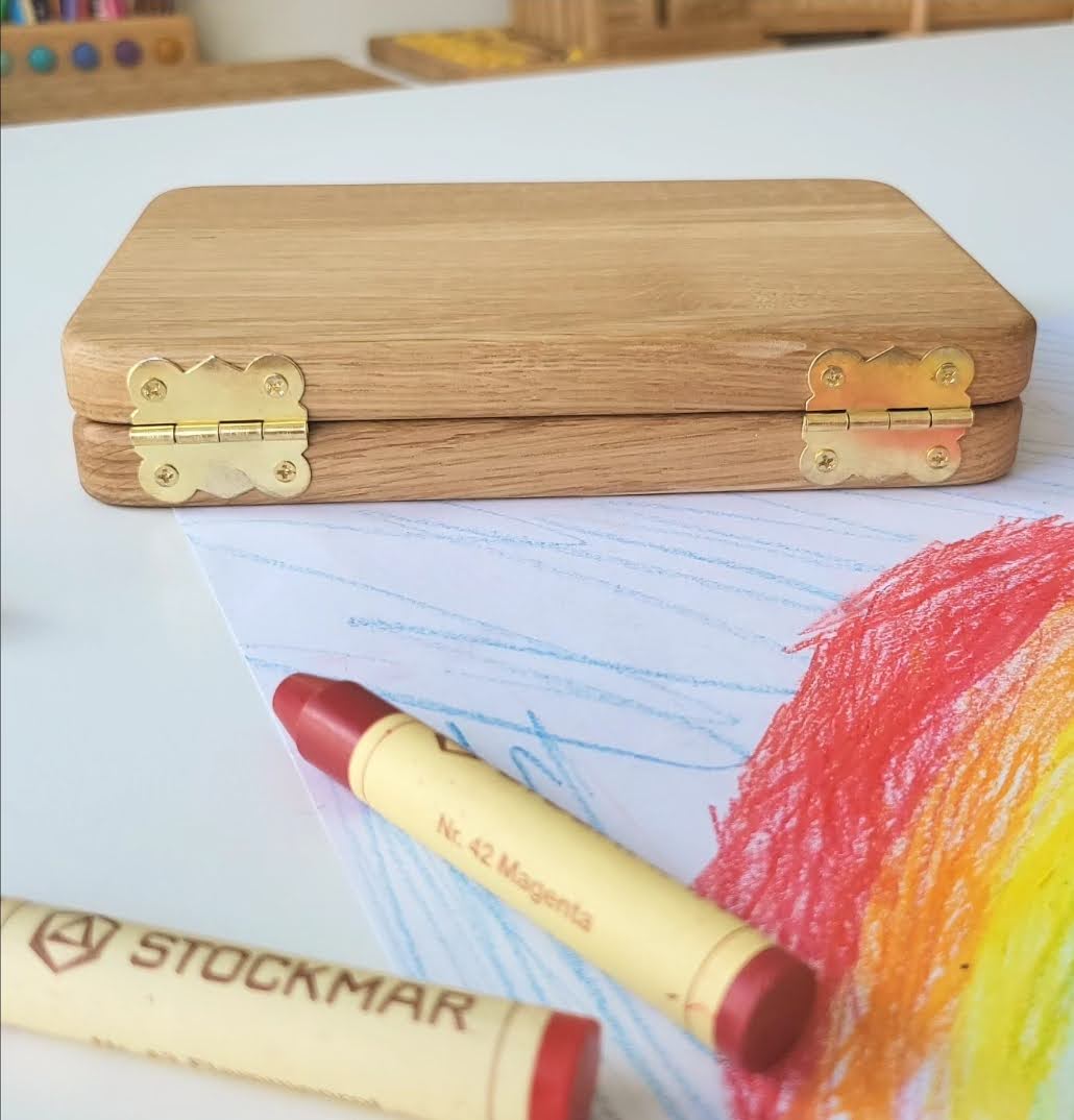 Crayon case for 12 Stockmar sticks