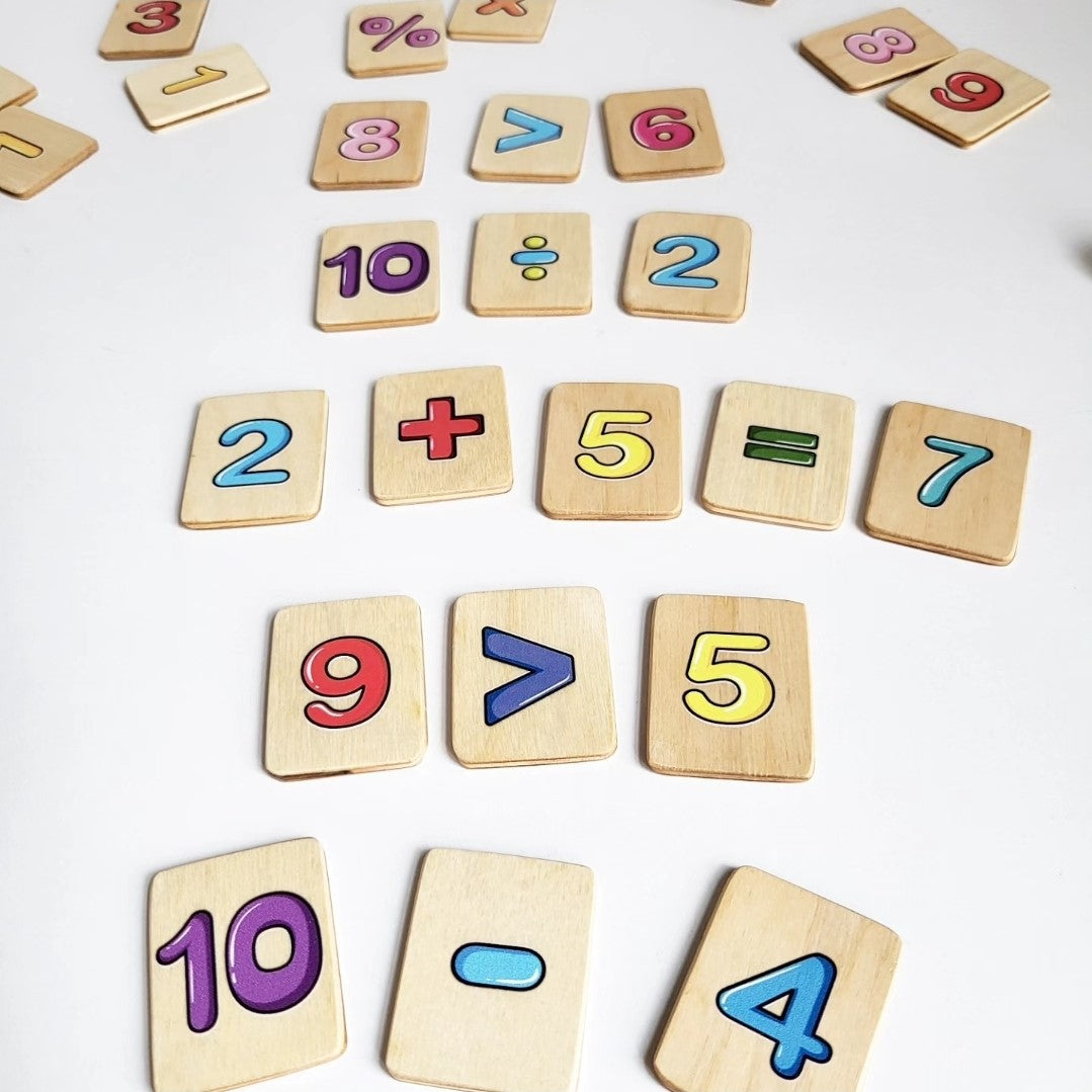 Math Flash Cards Montessori 1-10