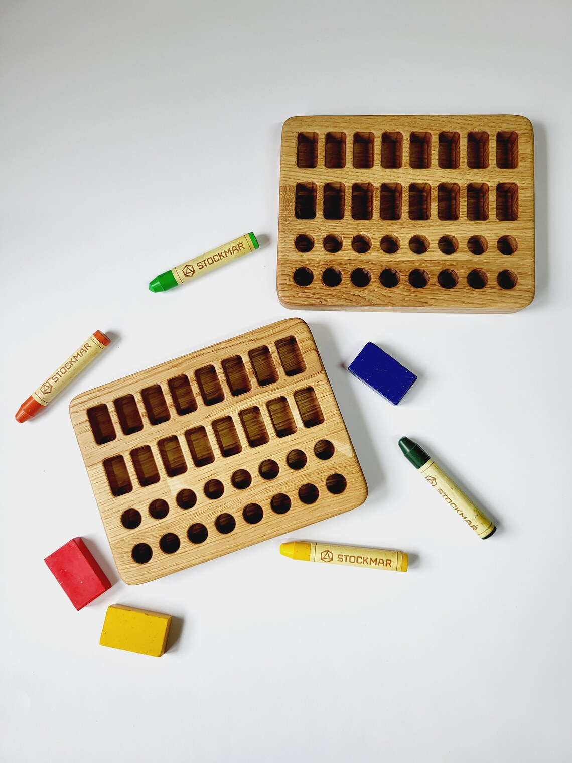 Waldorf Crayon holder for Stockmar 16 Blocks/16 Sticks