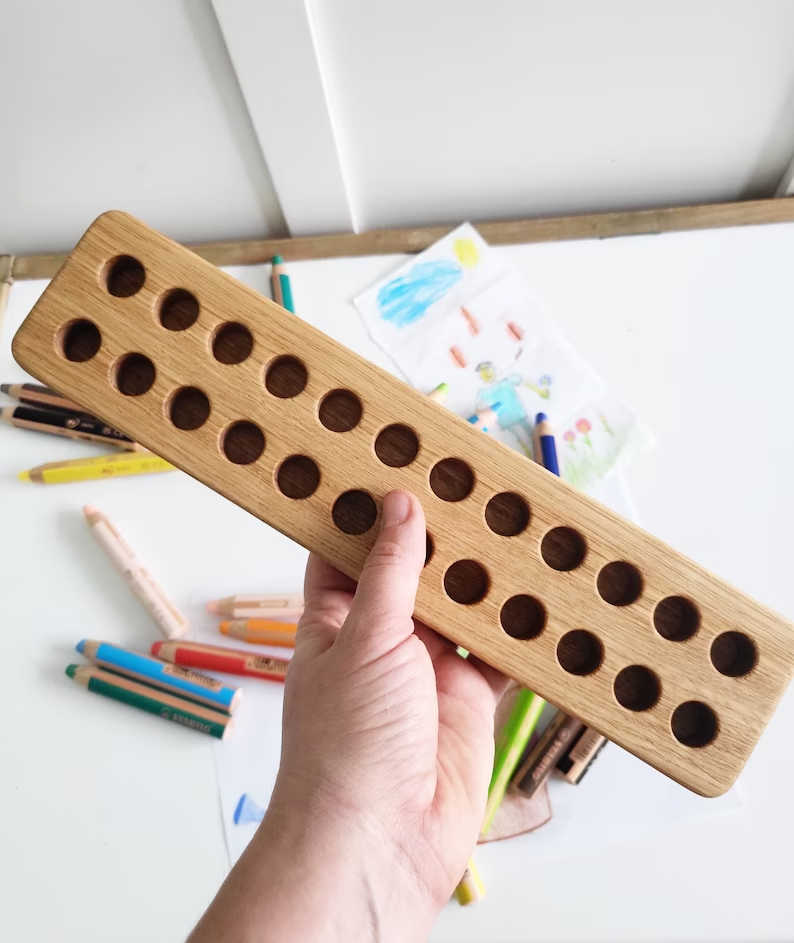 Pencil holder for 24 Stabilo woody 3 in 1 pencils, without pencils