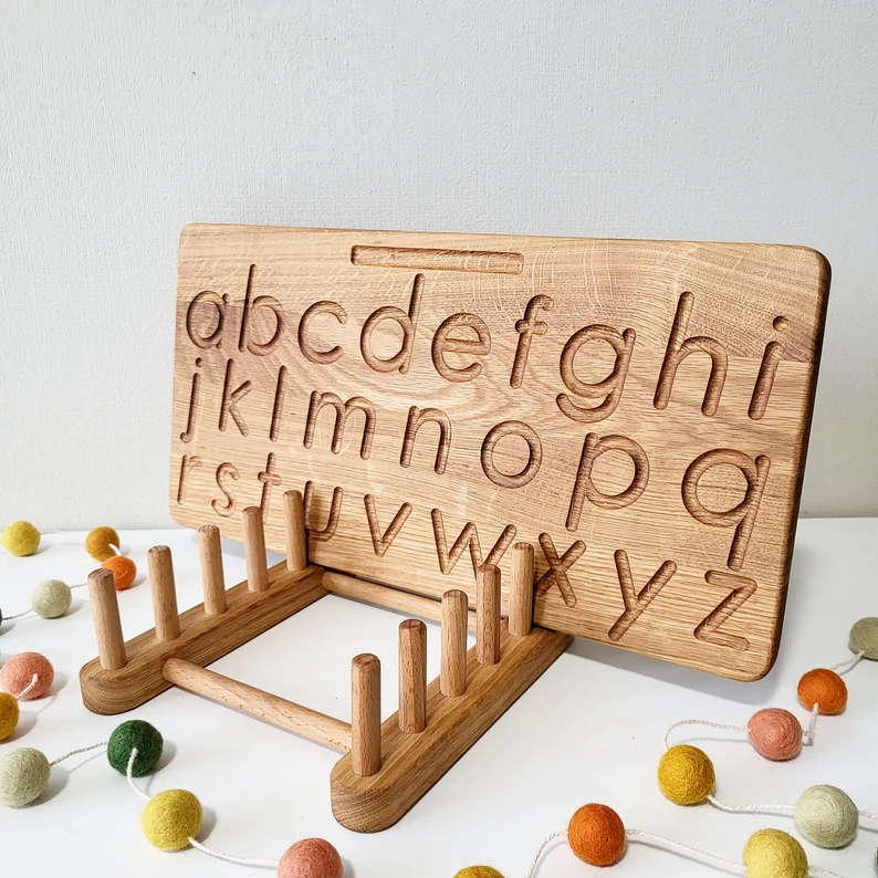 Wooden stand for 5 boards