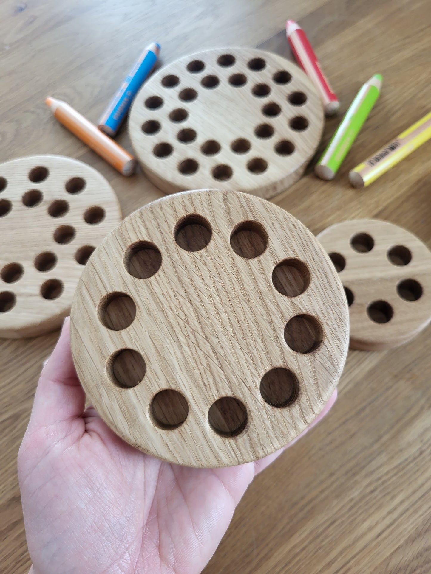 Stabilo Woody 3-in-1 Pencil Holder in round shape