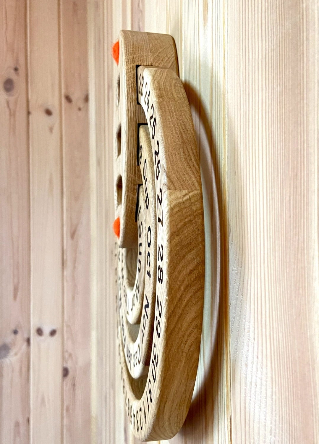 Wooden perpetual Calendar, wall Calendar gift for kids