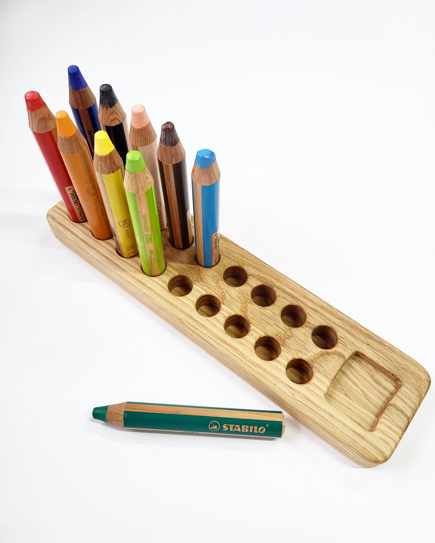 Stabilo pencil holder with place for sharpener for woody pencils 3 in 1, without pencils