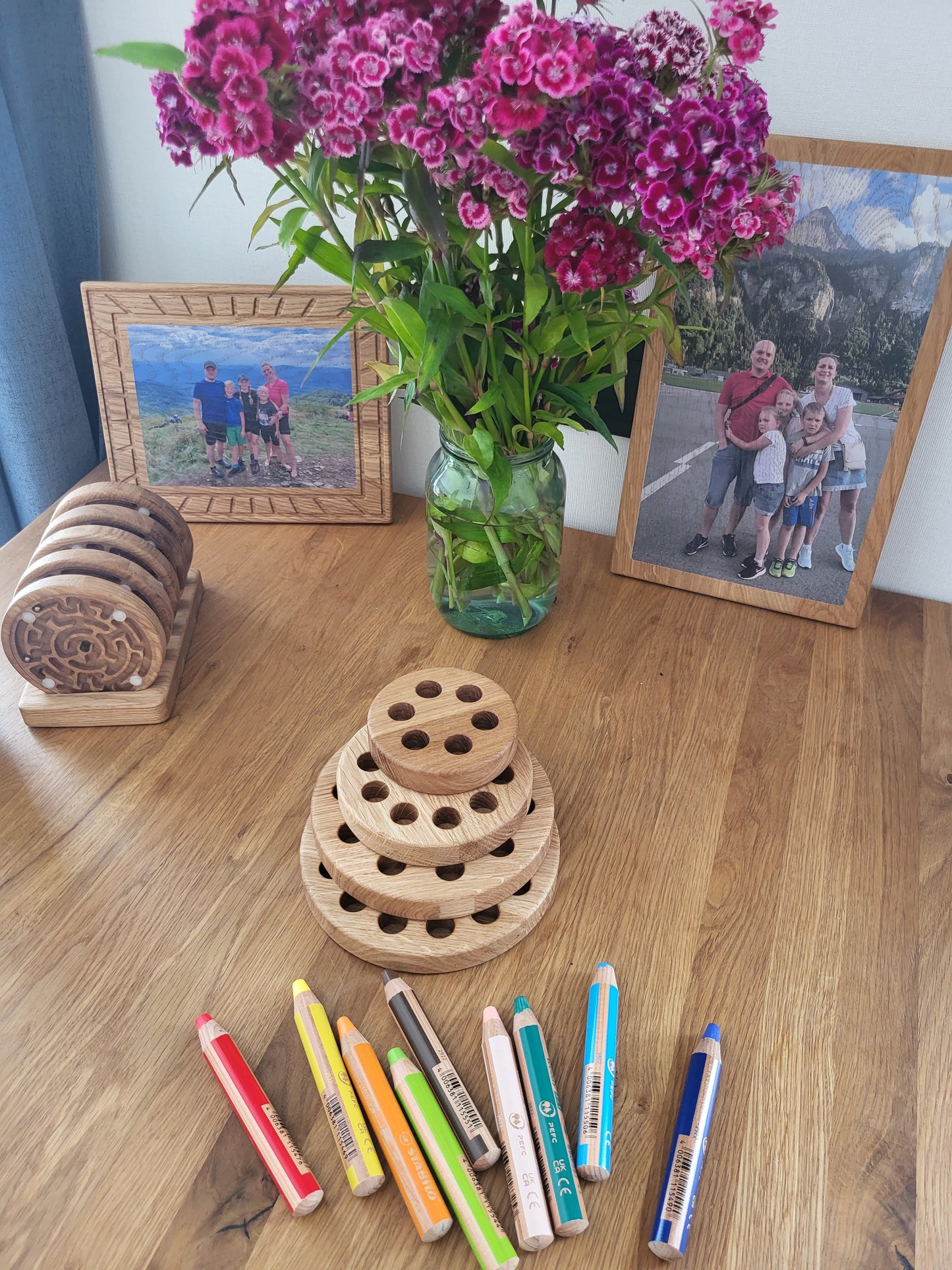 Stabilo Woody 3-in-1 Pencil Holder in round shape