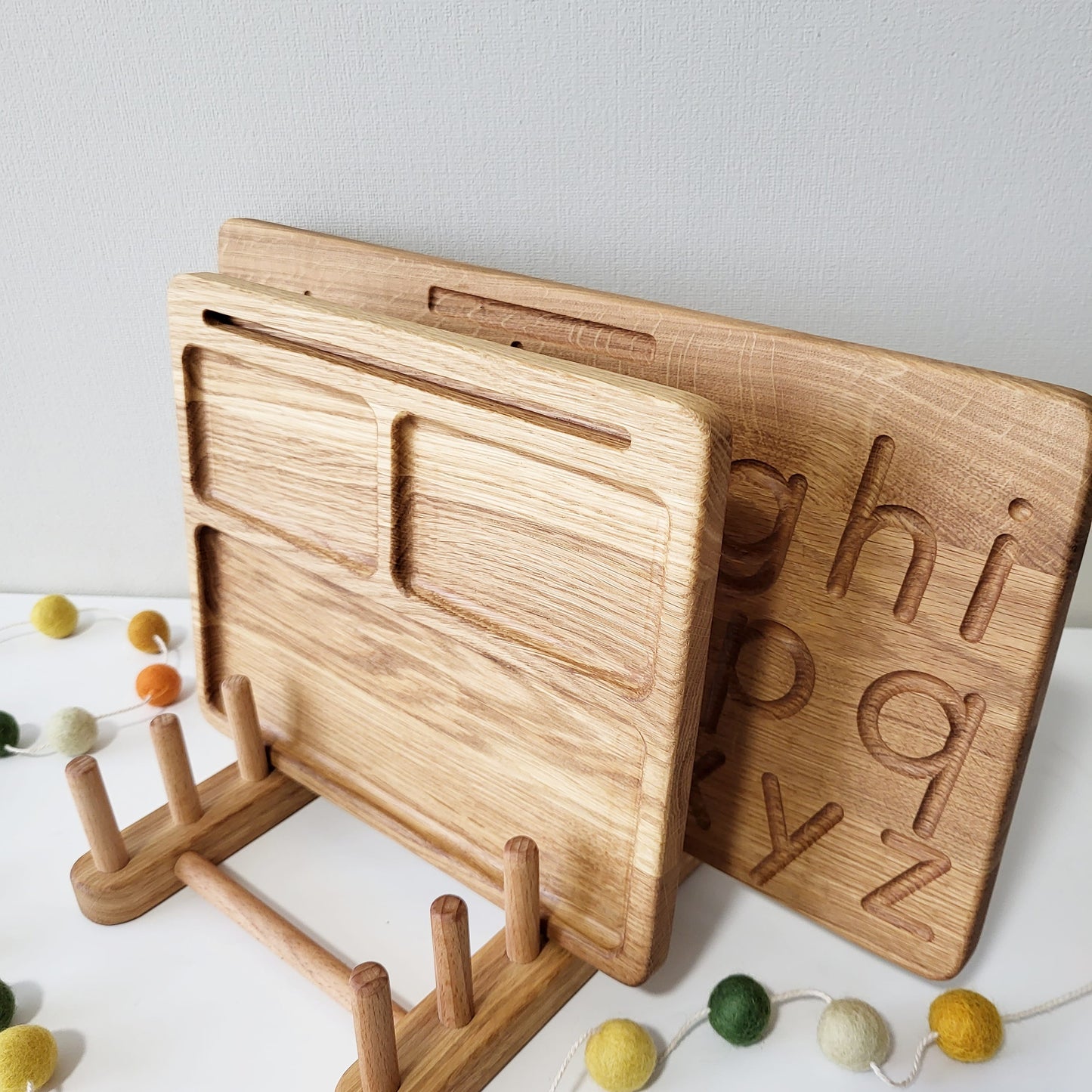 Read, write, create sand tray with letters cards