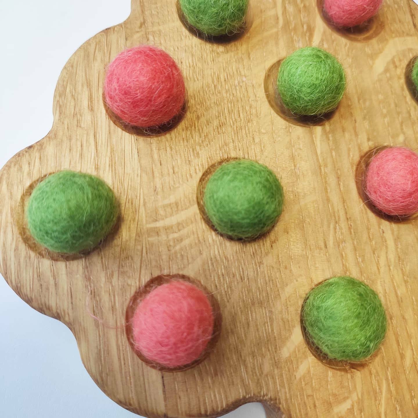 Montessori wooden tree for fine motor skills