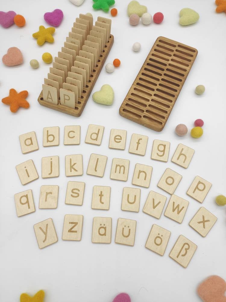 German Letters Cards with holder
