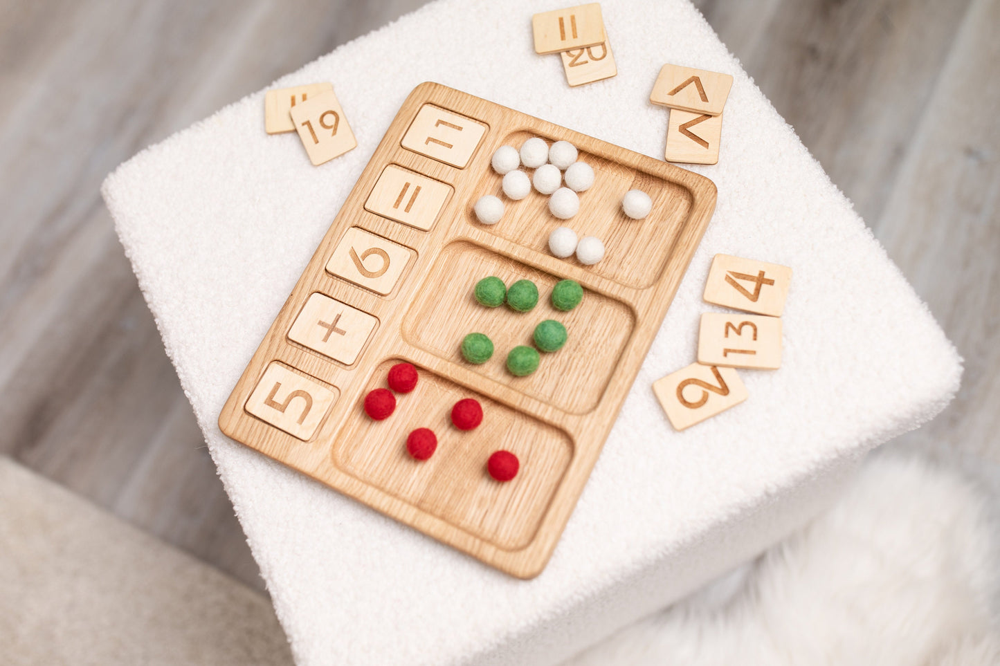 Montessori math board kids gift learning numbers homeschool preschool addition subtraction educational teacher resources counting