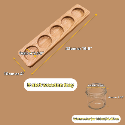 Farbtopfhalter, gerade Form, für 3 oder 6 Gläser