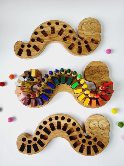 Waldorf crayon holder for Stockmar 12 blocks and 12 sticks