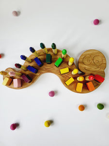 Waldorf crayon holder for Stockmar 12 blocks and 12 sticks