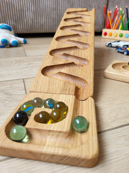 Marble run tracks race maze