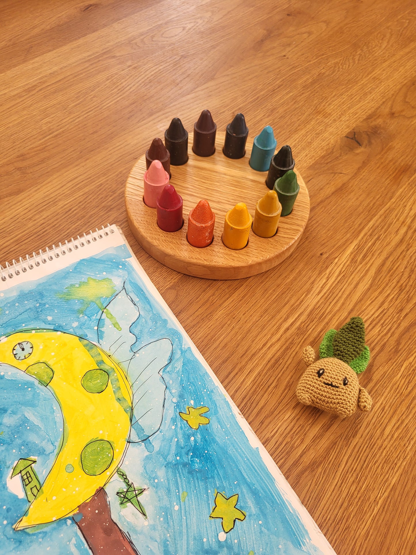 Range-crayons pour 12 bâtonnets de cire d'abeille Honey Sticks CRAYONS NON INCLUS