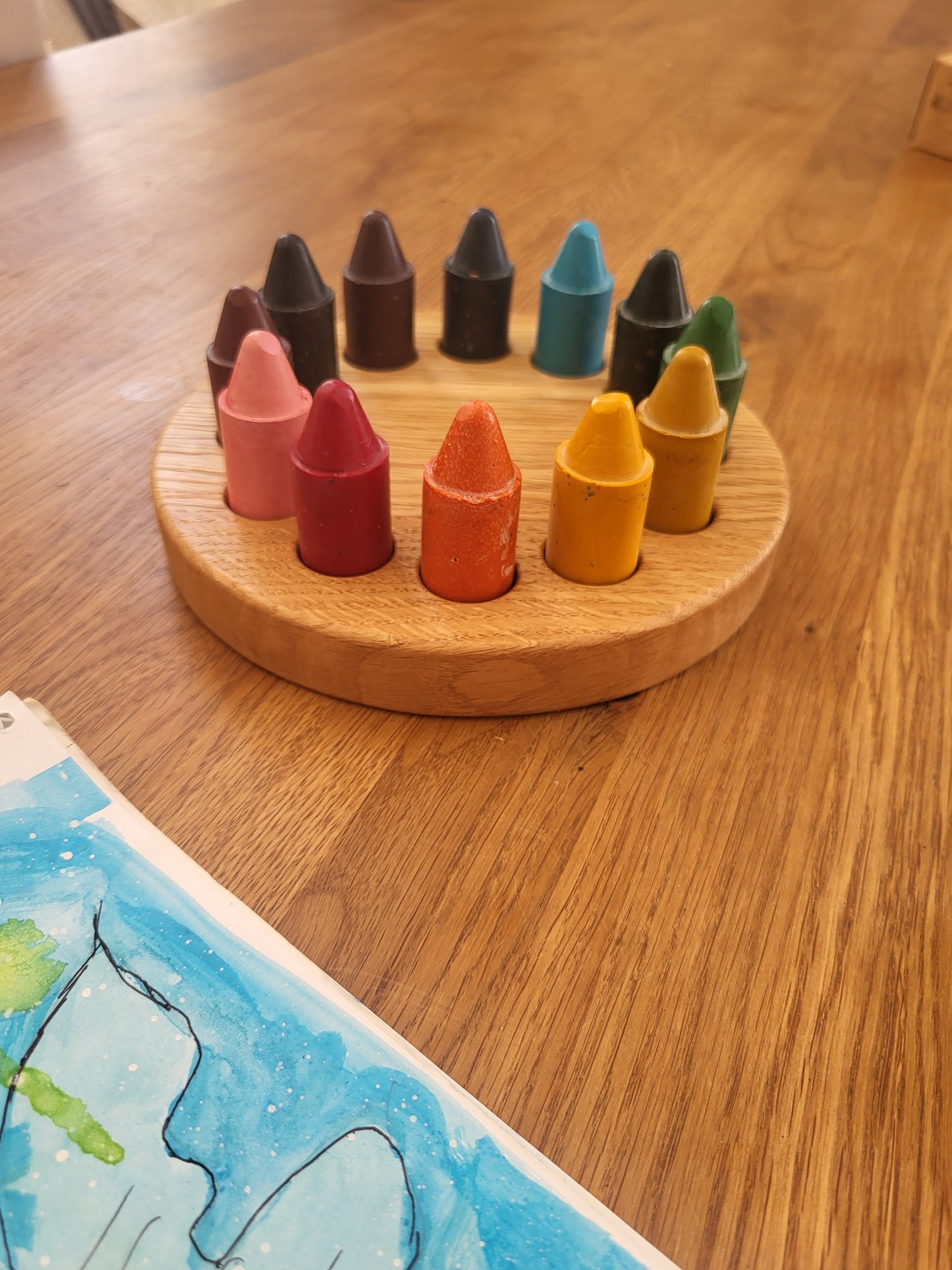 Range-crayons pour 12 bâtonnets de cire d'abeille Honey Sticks CRAYONS NON INCLUS