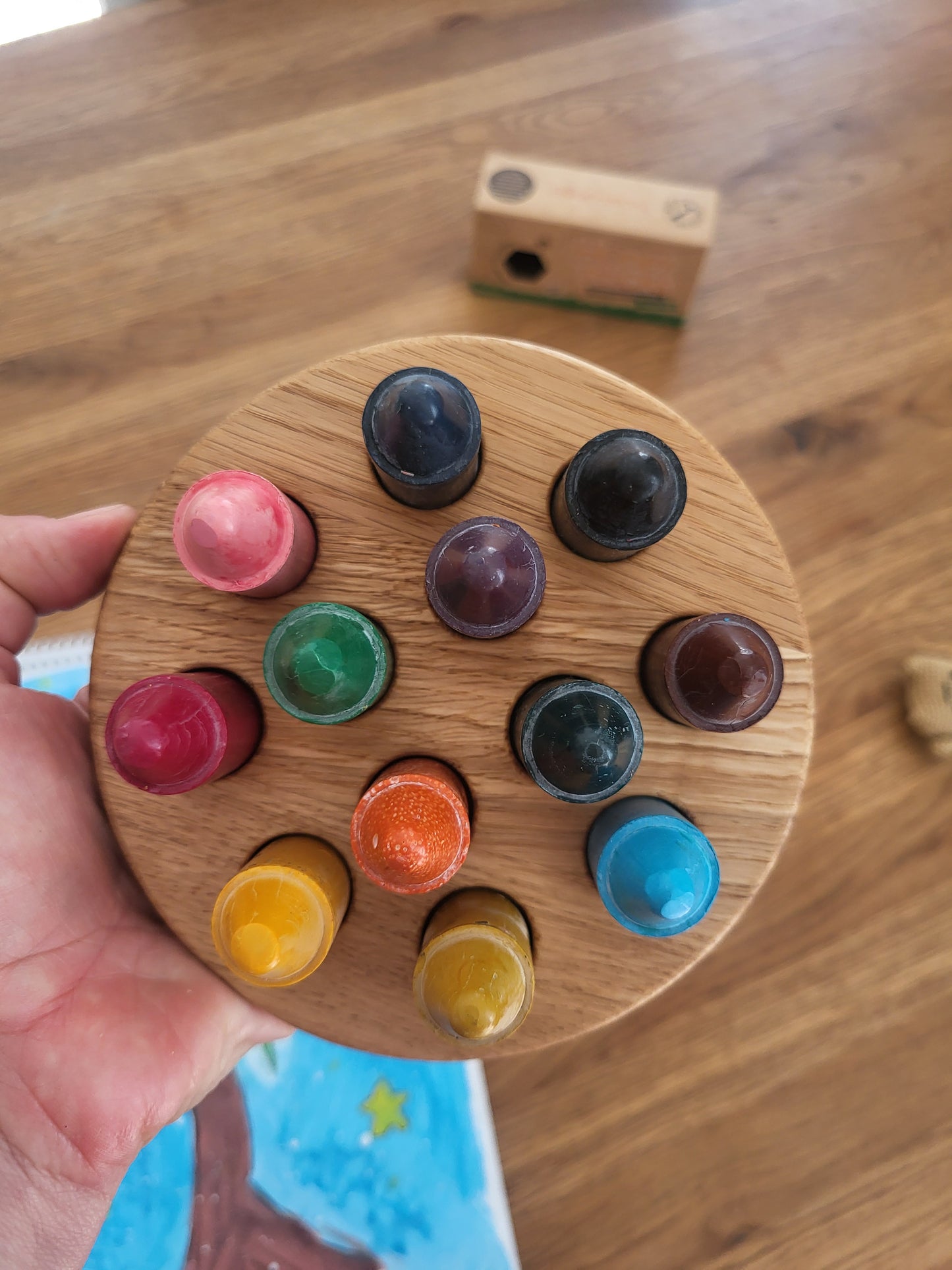 Range-crayons pour 12 bâtonnets de cire d'abeille Honey Sticks CRAYONS NON INCLUS