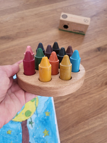 Range-crayons pour 12 bâtonnets de cire d'abeille Honey Sticks CRAYONS NON INCLUS