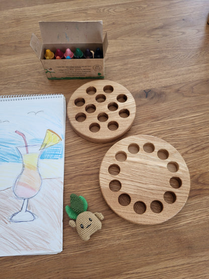 Range-crayons pour 12 bâtonnets de cire d'abeille Honey Sticks CRAYONS NON INCLUS