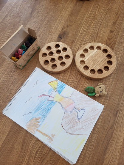 Range-crayons pour 12 bâtonnets de cire d'abeille Honey Sticks CRAYONS NON INCLUS
