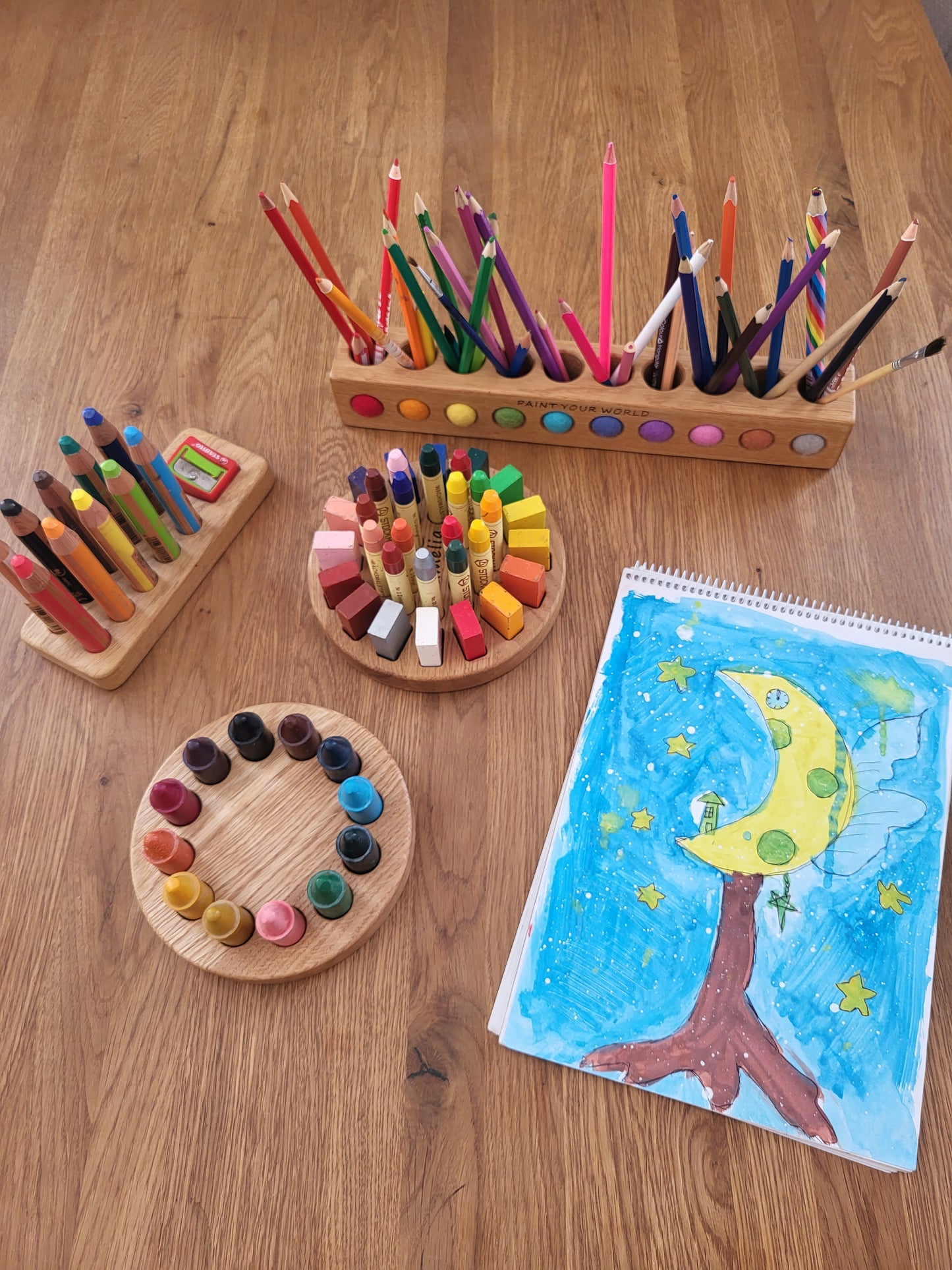 Range-crayons pour 12 bâtonnets de cire d'abeille Honey Sticks CRAYONS NON INCLUS