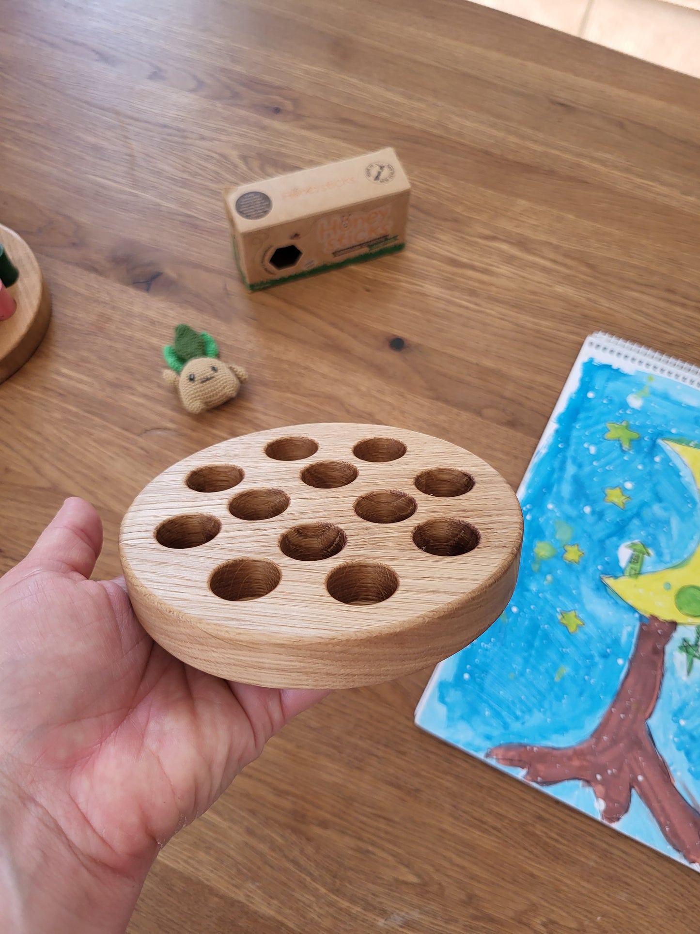 Range-crayons pour 12 bâtonnets de cire d'abeille Honey Sticks CRAYONS NON INCLUS