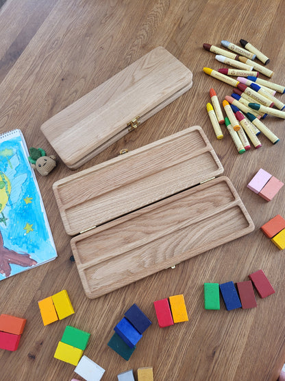 Stockmar crayon holder case for 24 sticks and for 24 blocks
