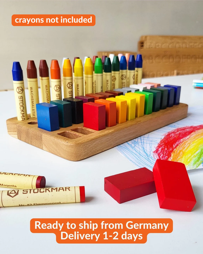 Waldorf Crayon holder for Stockmar 16 Blocks/16 Sticks