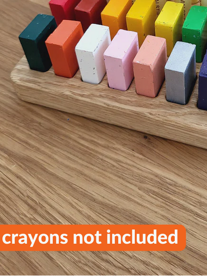Rectangular Waldorf Stockmar crayon holder for 32 blocks CRAYONS NOT INCLUDED