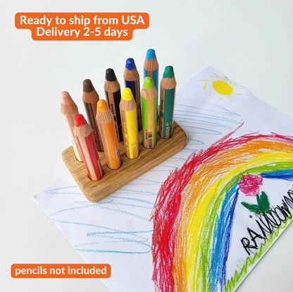 Stabilo pencil holder for 10 woody pencils 3 in 1, without pencils