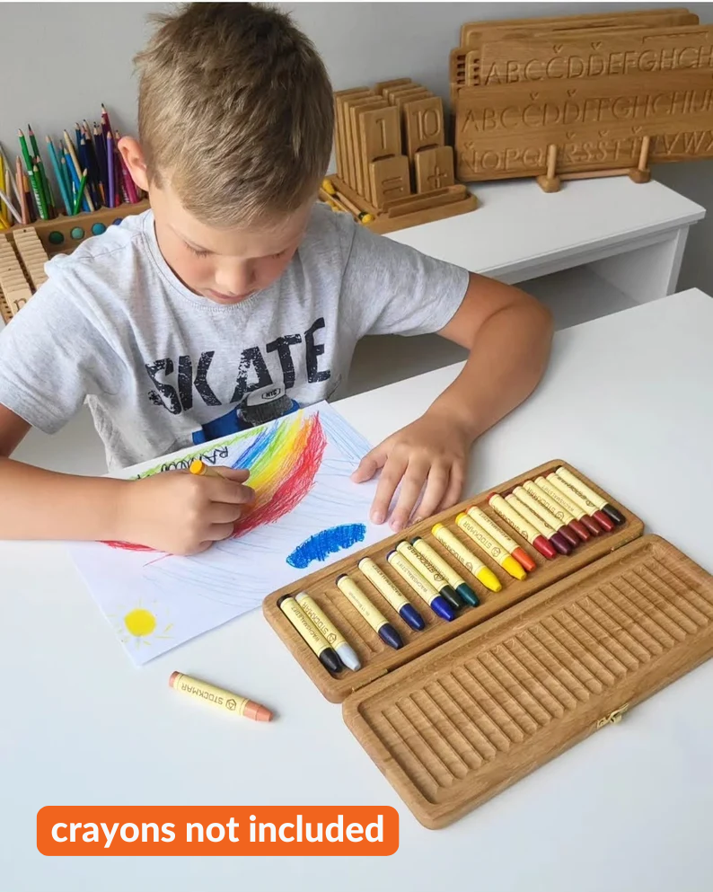 Crayon case for Stockmar sticks, different variations