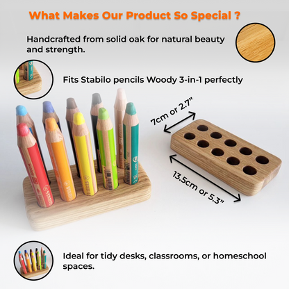 Stabilo Woody 3-in-1 Pencil Holder PENCILS NOT INCLUDED