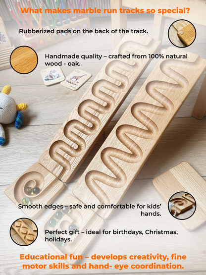 Marble run track