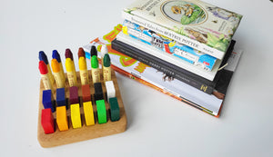 Waldorf Crayon holder for Stockmar 12 Blocks and 12 Sticks, RECTANGULAR, without crayons