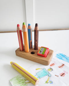Stabilo pencil holder with place for sharpener for woody pencils 3 in 1, without pencils