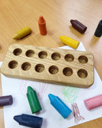 Load image into Gallery viewer, Crayon holder for 12 Honey Sticks crayons, without crayons
