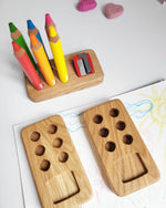 Load image into Gallery viewer, Pencil holder for 6 Lamy pencils 3Plus with place for sharpener

