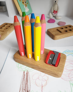 Pencil holder for Lamy pencils 3Plus with place for sharpener