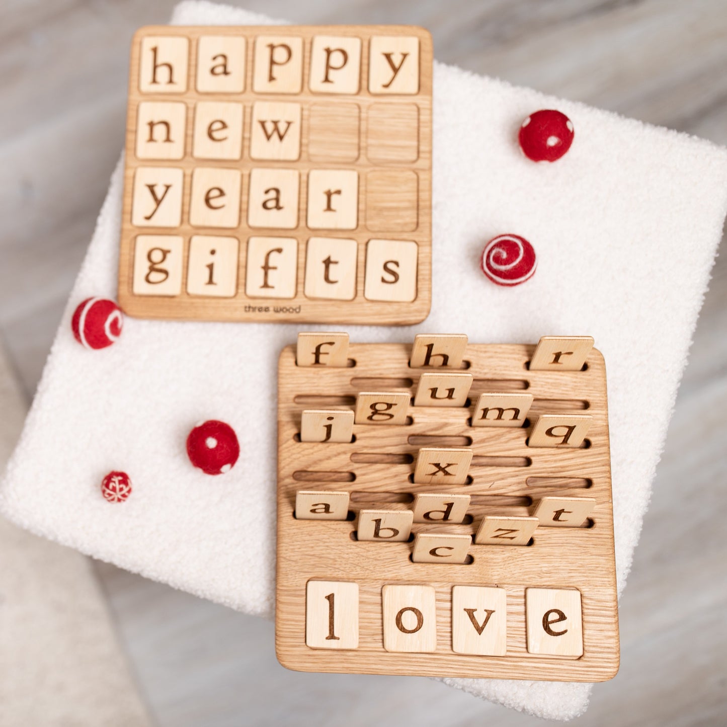 Montessori English Alphabet Reversible Board