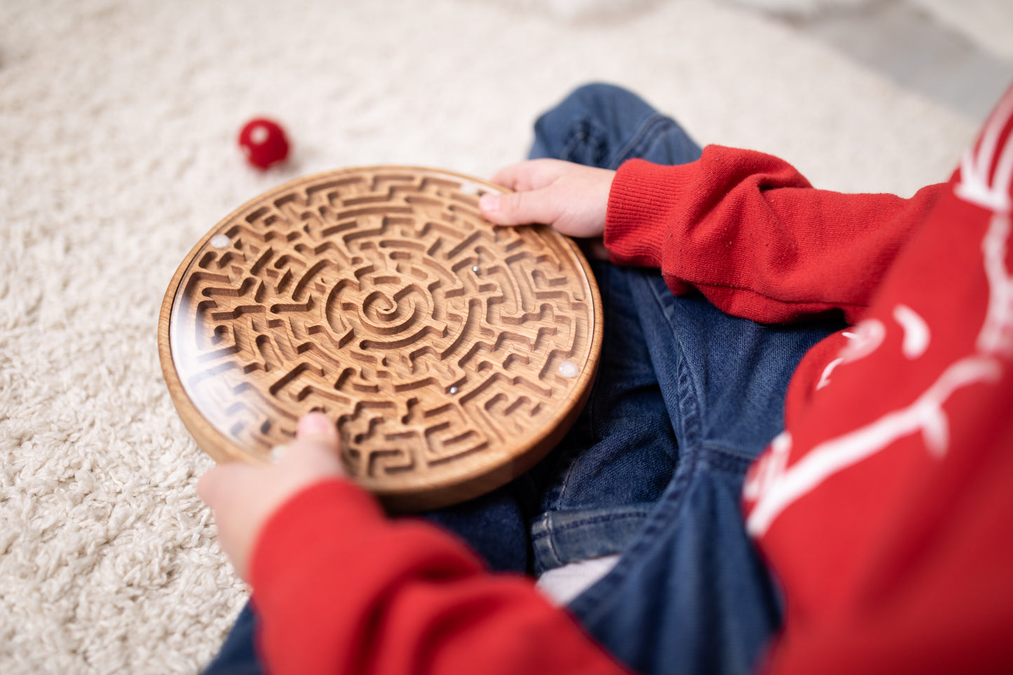 Wooden labyrinth game 15 cm or 20 cm