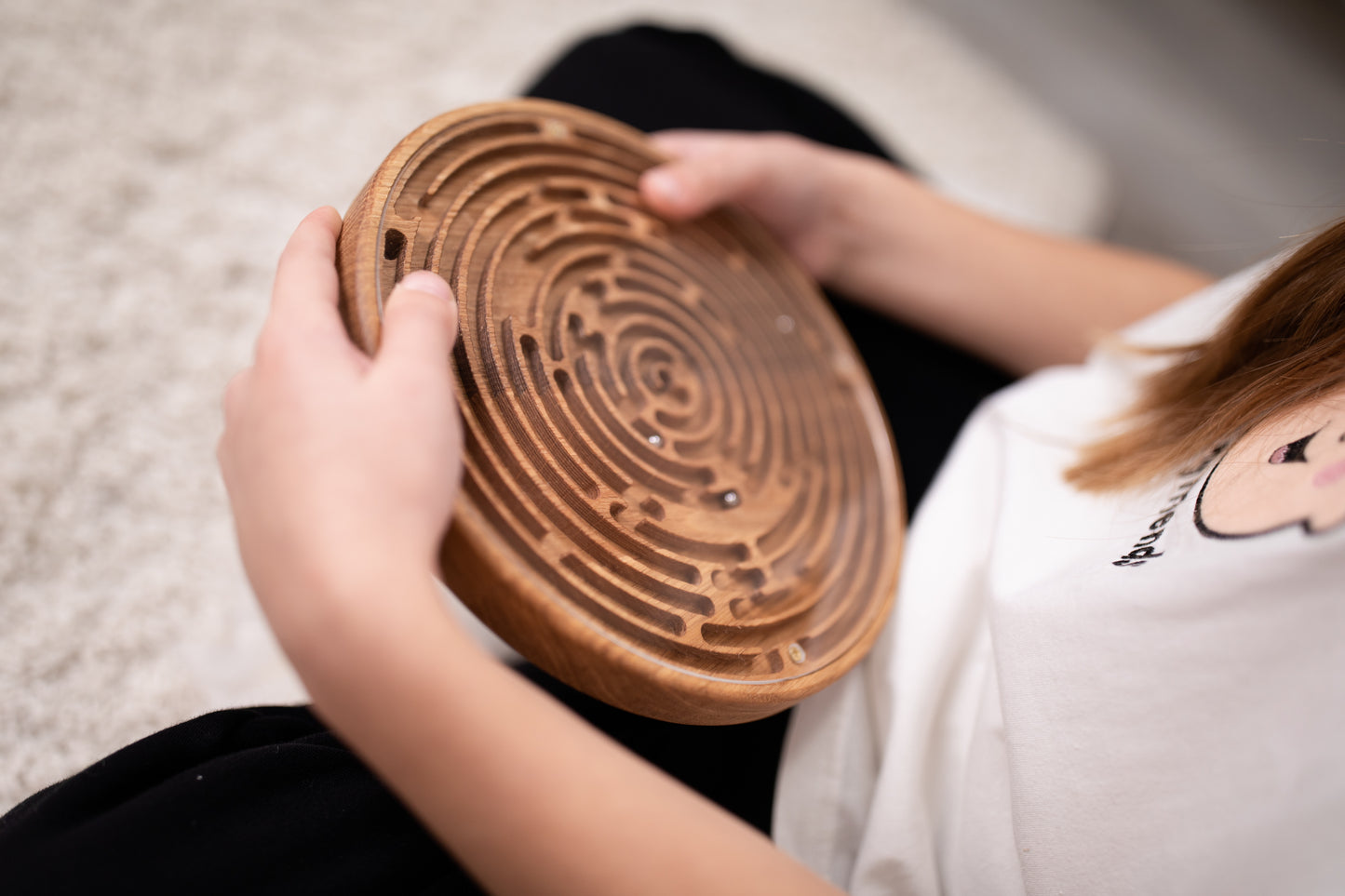 Wooden labyrinth game 15 cm or 20 cm