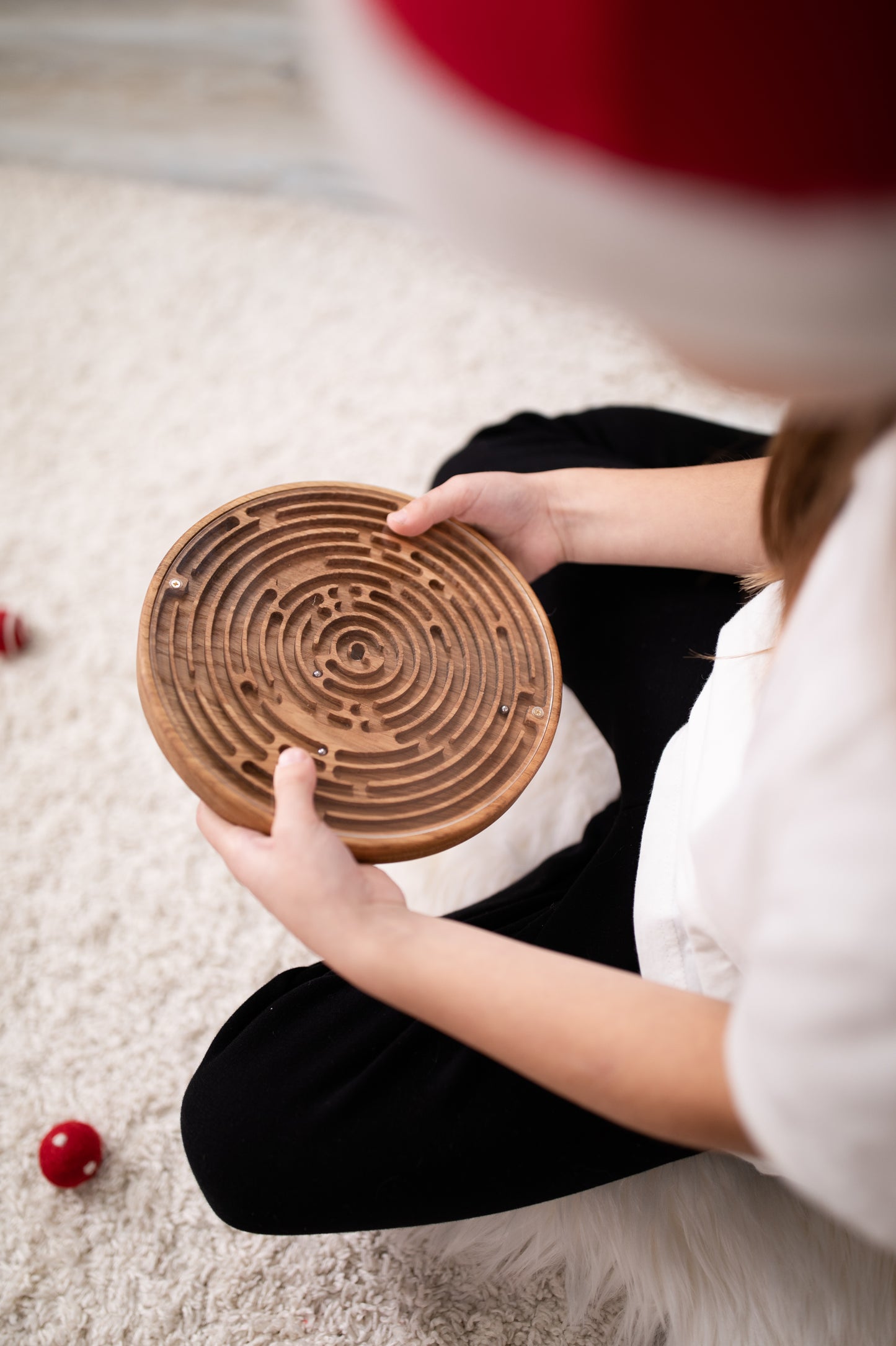 Wooden labyrinth game 15 cm or 20 cm