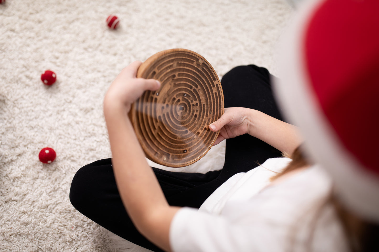 Wooden labyrinth game 15 cm or 20 cm